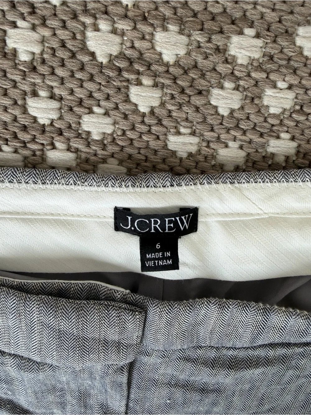 J. Crew Light Gray Linen-Blend Tailored Shorts